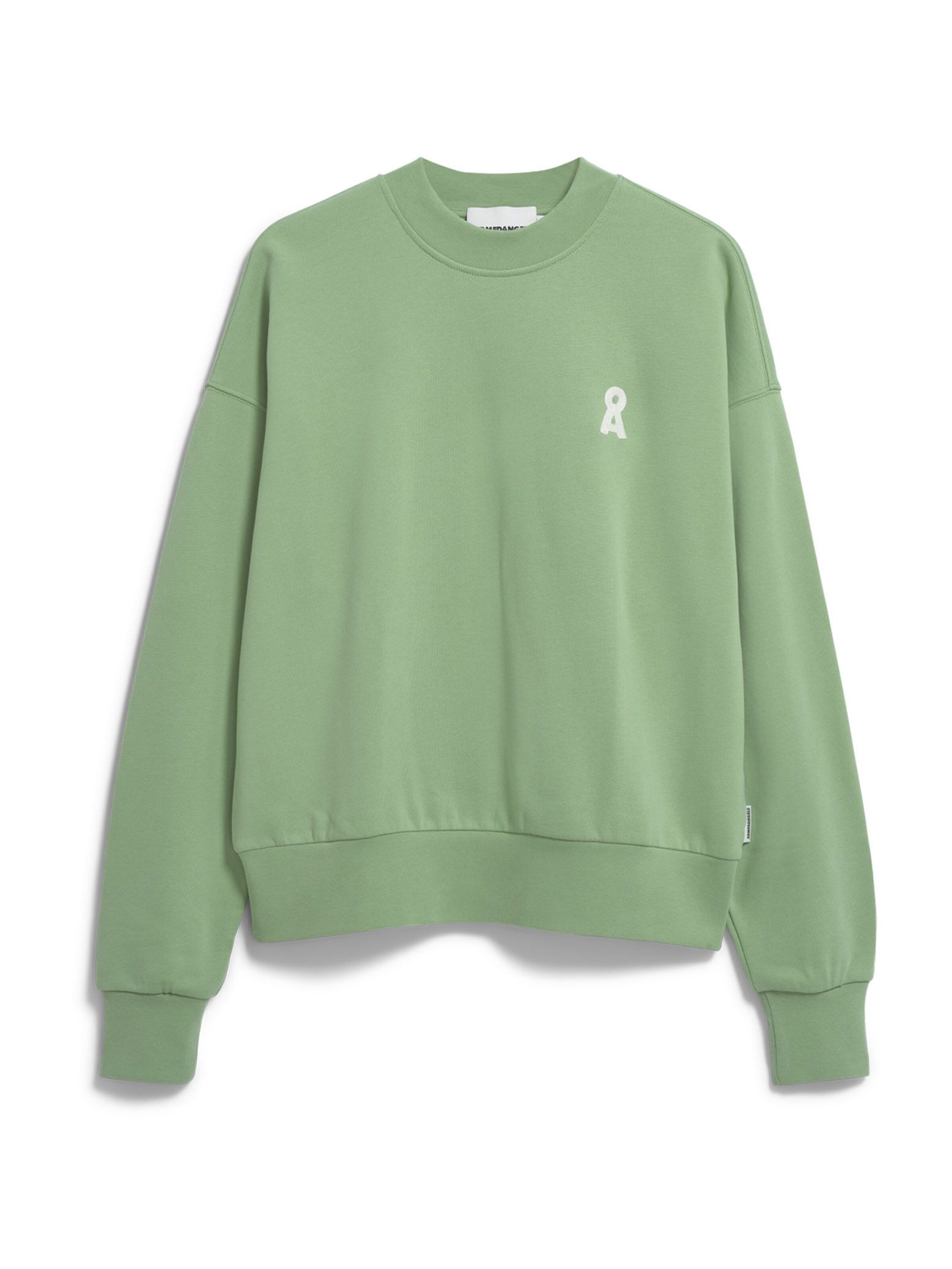 ARMEDANGELS - Sweatshirt 'ALIZAA' em verde: frente