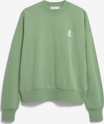 ARMEDANGELS - Sweatshirt 'ALIZAA' em verde: frente