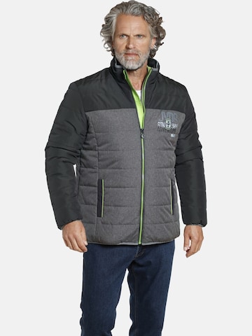 Jan Vanderstorm Performance Jacket ' Roald ' in Grey: front