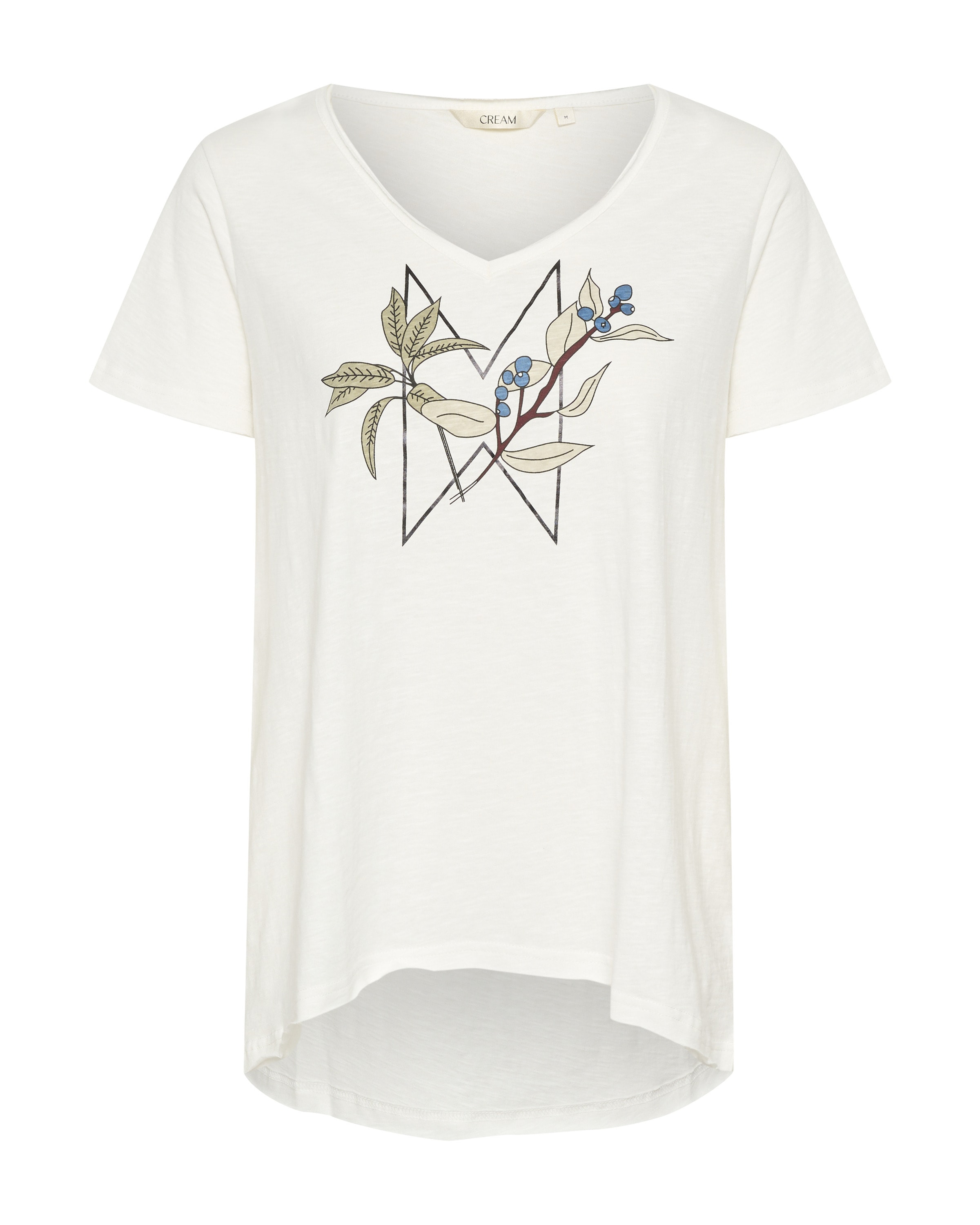 Cream - Camisa 'Amia' em branco: frente