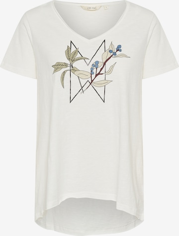 Cream - Camisa 'Amia' em branco: frente