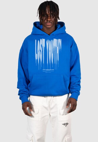 Lost Youth Sweatshirt in Blau: Vorderseite