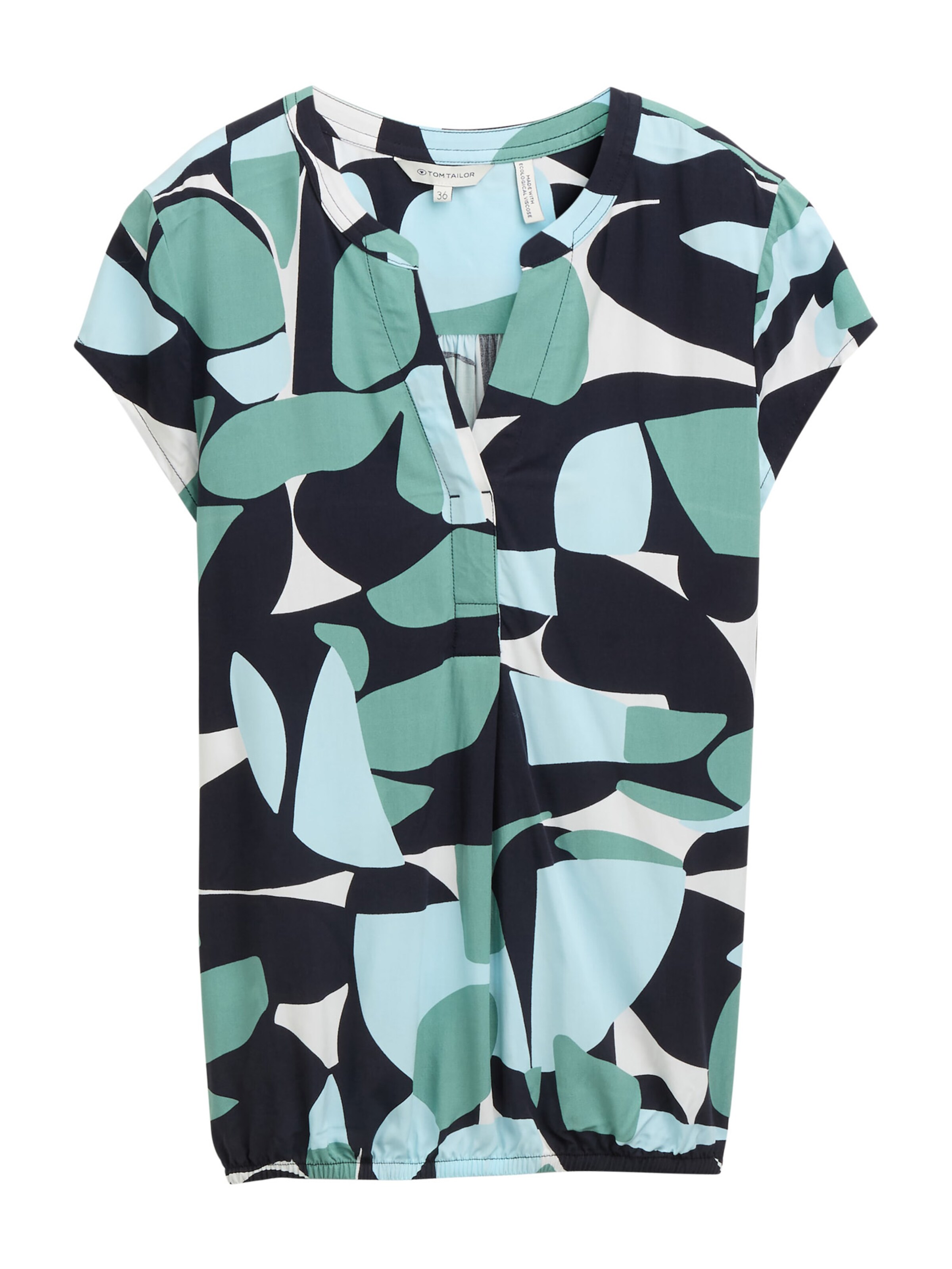 TOM TAILOR Blouse in Green: front