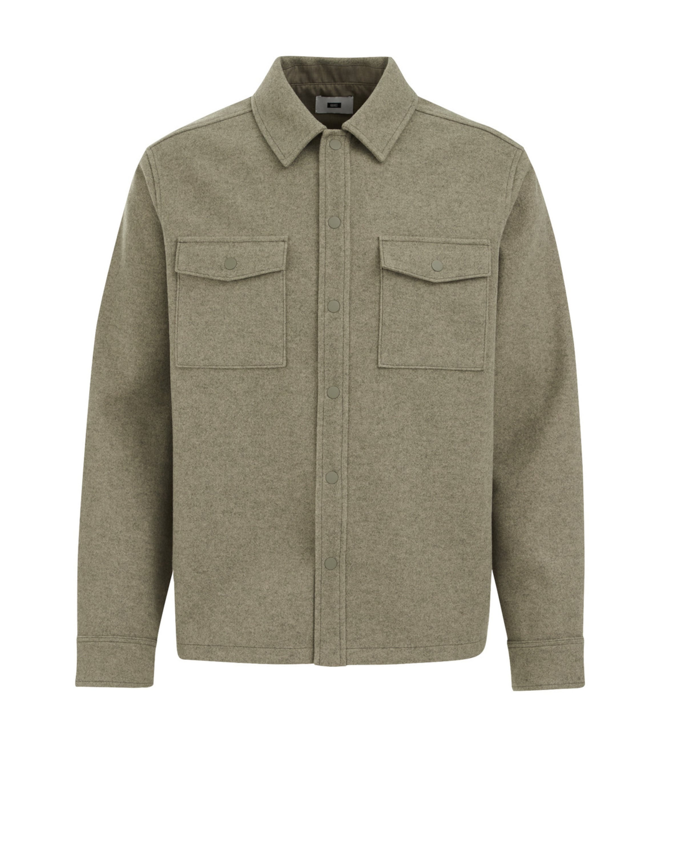 WE Fashion Regular fit Skjorta i grön: framsida