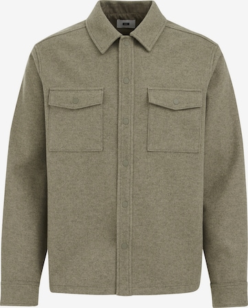 WE FashionRegular Fit Košulja - zelena boja: prednji dio