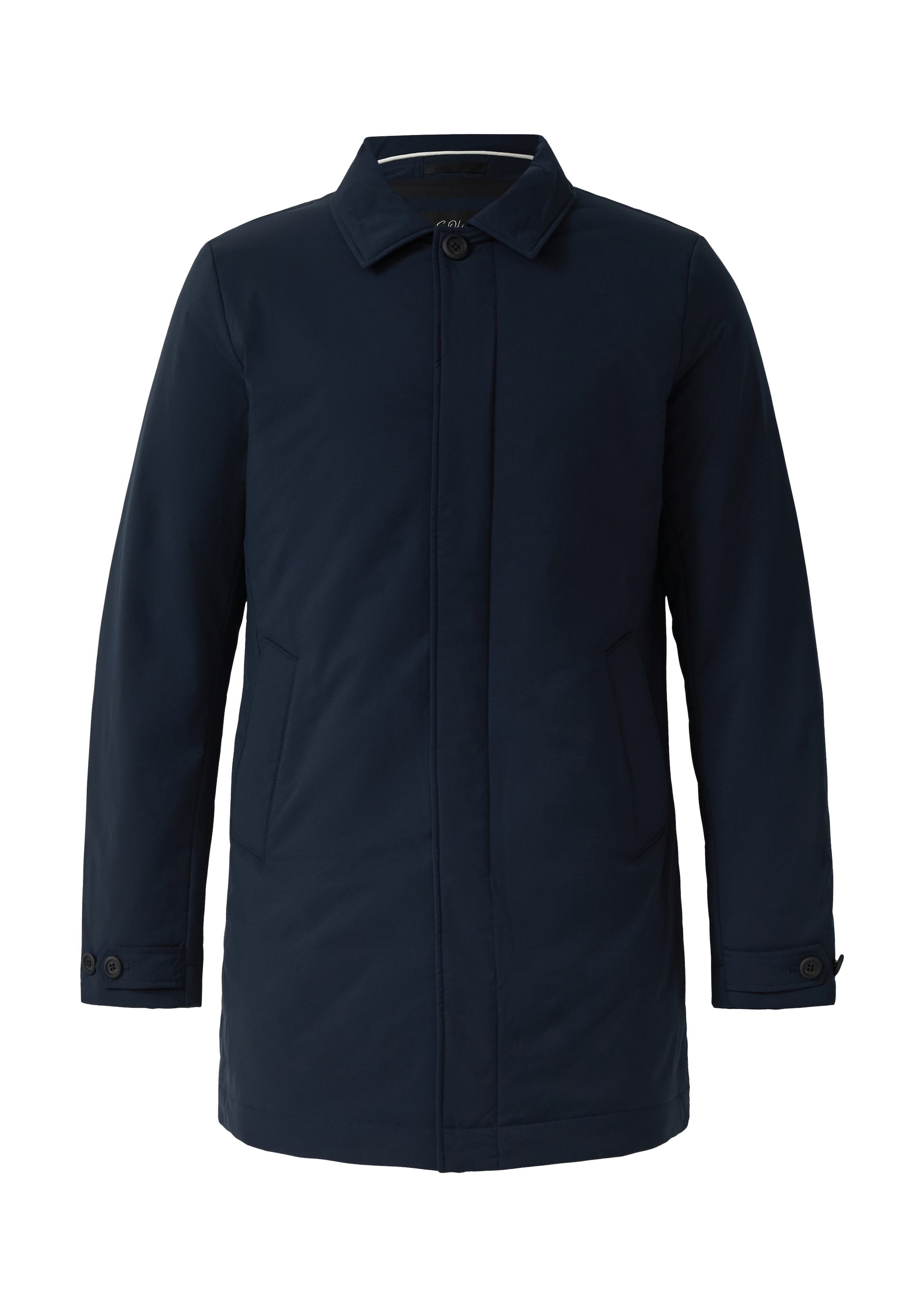s.Oliver BLACK LABEL Between-seasons coat in Blue: front
