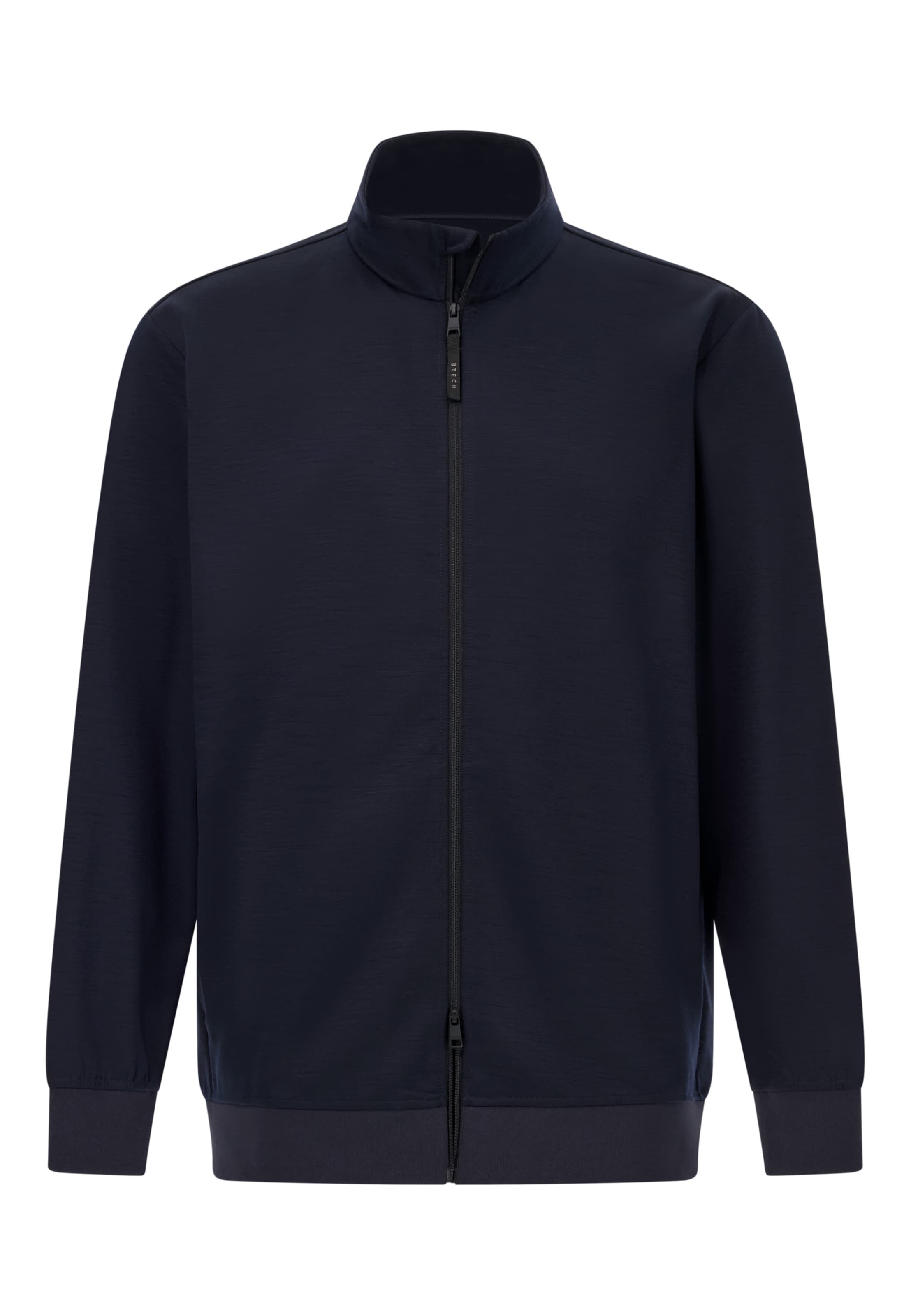 Boggi Milano Sweatjacke 'B Tech' in Blau: Vorderseite