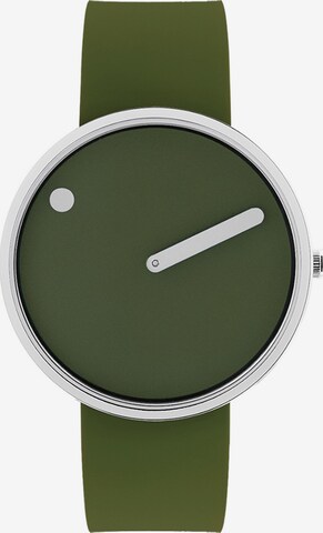 Picto Uhr in Grün: front