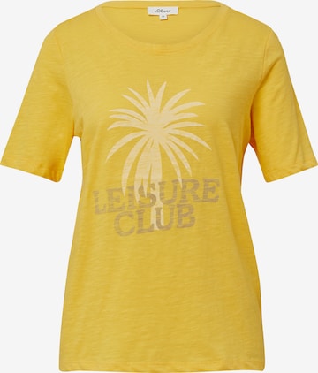 s.Oliver Shirt in Yellow: front