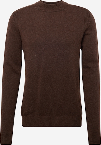 anerkjendt Sweater 'AKRICO' in Brown: front