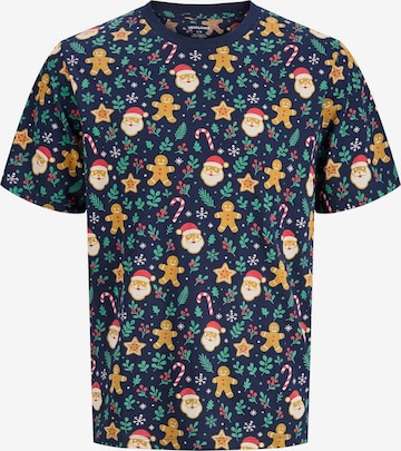 JACK & JONES Bluser & t-shirts 'JJBell Xmas' i blå: forside