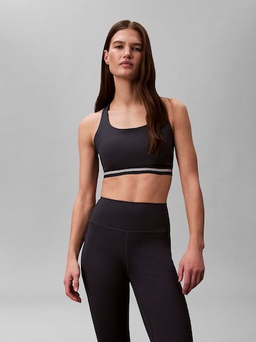 Calvin Klein Sport Bustier Sport-BH in Blau: Vorderseite