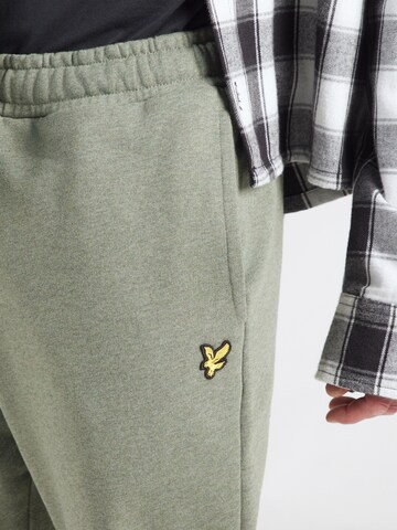 Lyle & Scott Tapered Pants 'Tri Marl' in Green