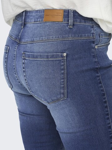 ONLY Carmakoma Skinny Jeans 'CARAUGUSTA' i blå