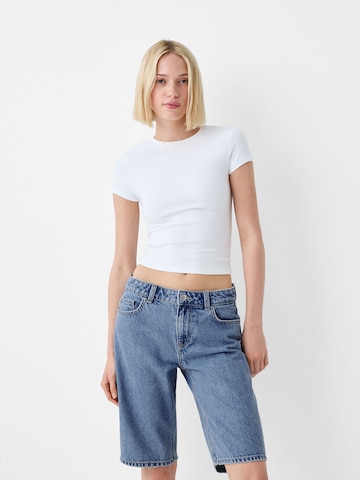 Bershka Regular Jeans in Blauw