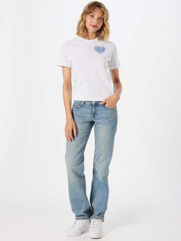JACK WOLFSKIN Performance shirt 'OCEAN SOUL' in White
