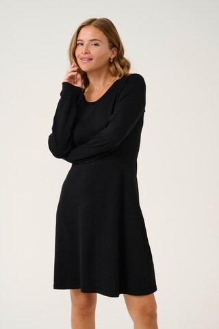 Robes en maille 'Dorthe' CULTURE en noir : devant