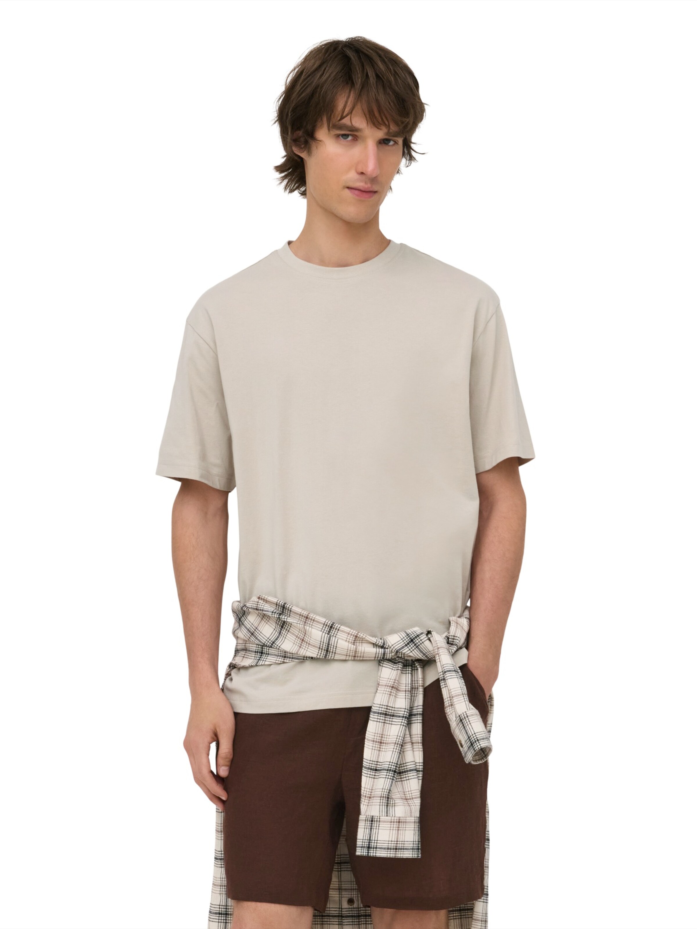 T-Shirt 'ONSFREDDIE' Only & Sons en beige : devant