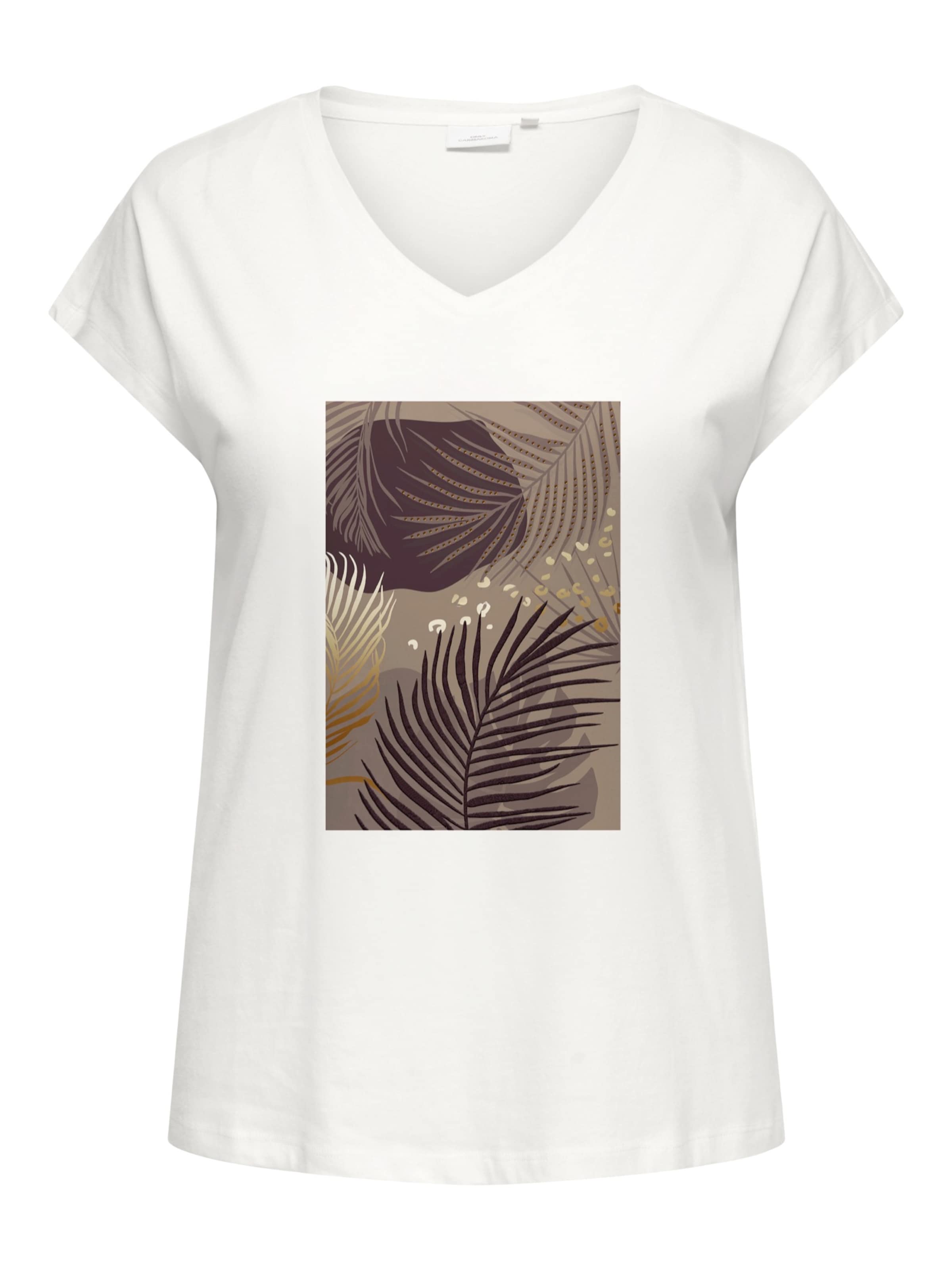 ONLY Carmakoma Shirts 'CARCARINA' i hvid: forside