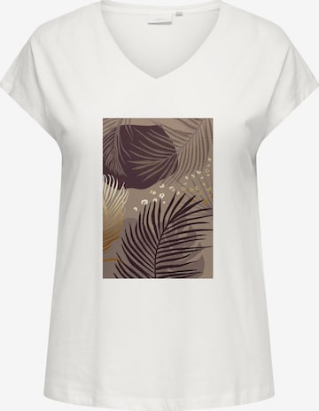 ONLY Carmakoma Shirts 'CARCARINA' i hvid: forside