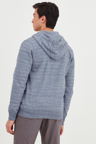 BLEND Zip-Up Hoodie 'VELNO' in Blue