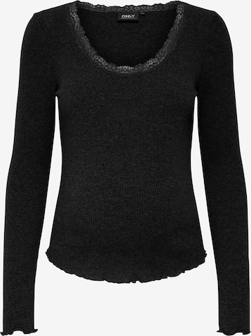 T-shirt 'OLMXena' Only Maternity en noir : devant