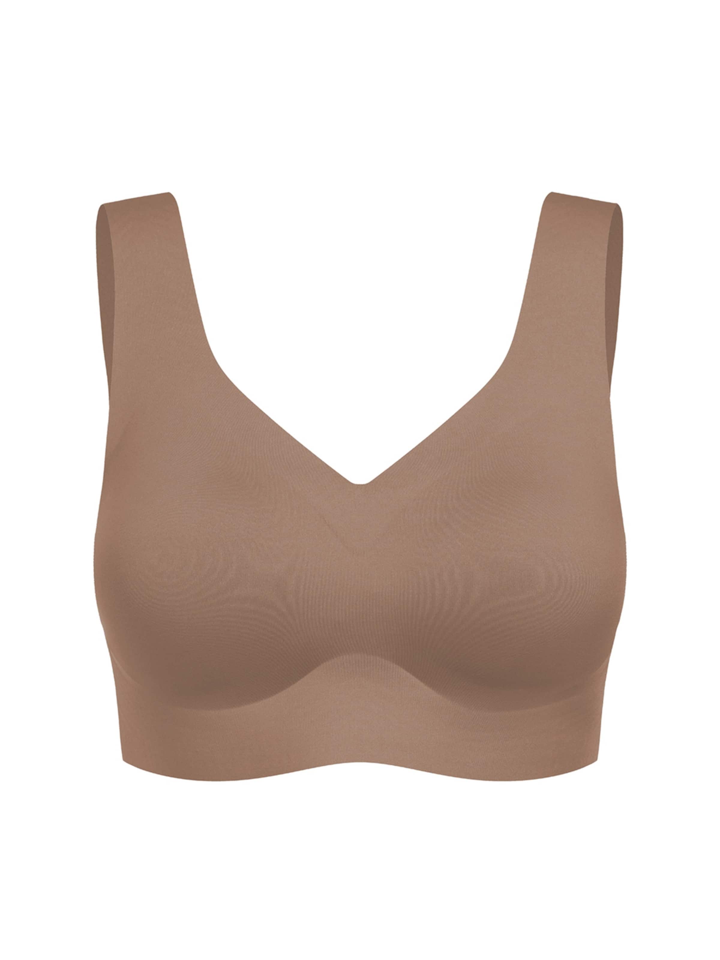 Minimizer 'Comfort Minimizer Back Support BH' di cfab (formerly creamy fabrics) in marrone: frontale