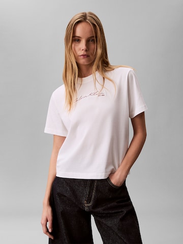 Calvin Klein JeansMajica - bijela boja: prednji dio