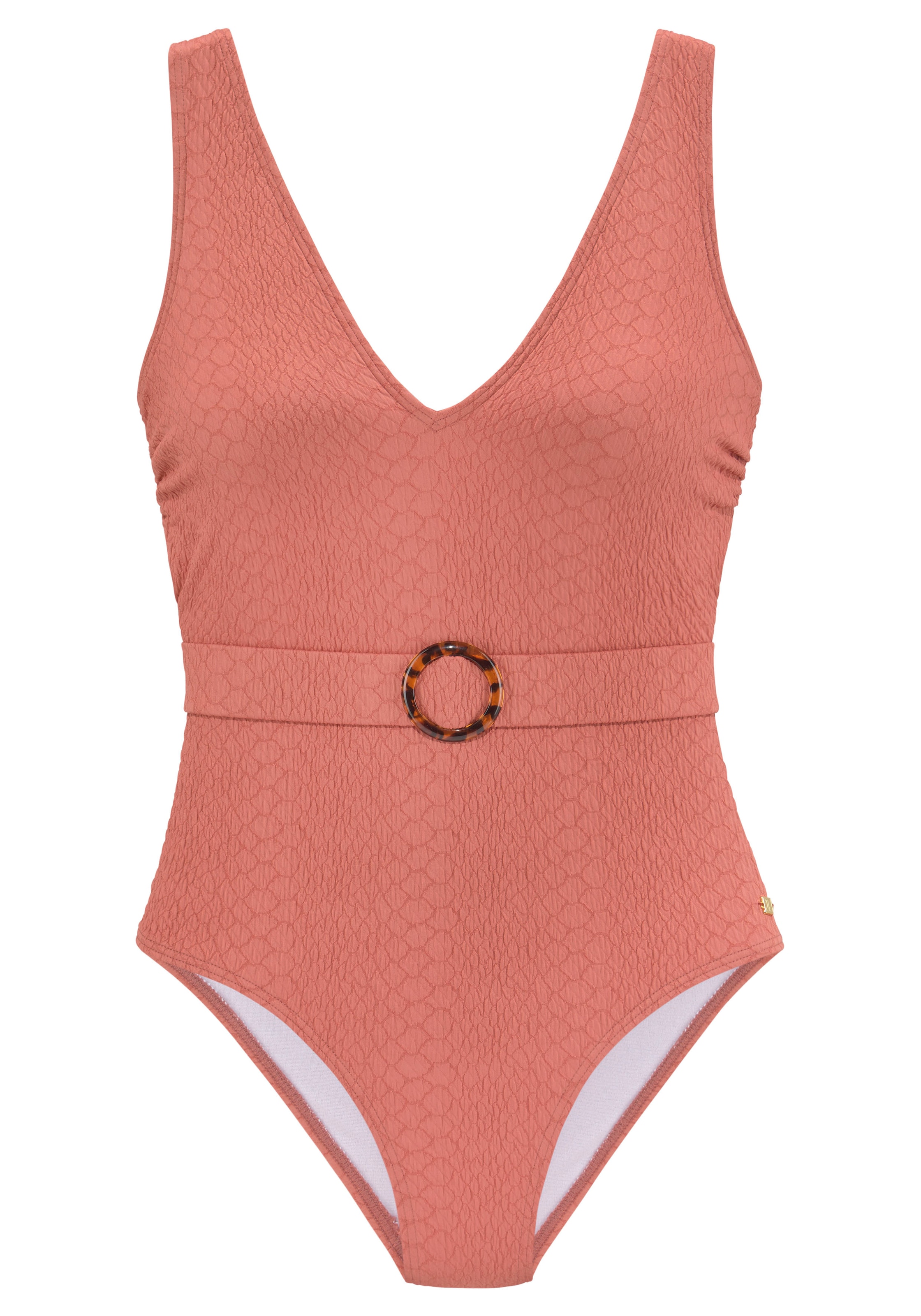 Maillot de bain JETTE en orange : devant