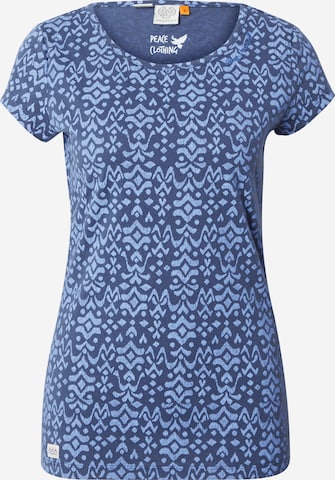 Ragwear T-Shirt 'MINTT IKAT' in Blau: predná strana