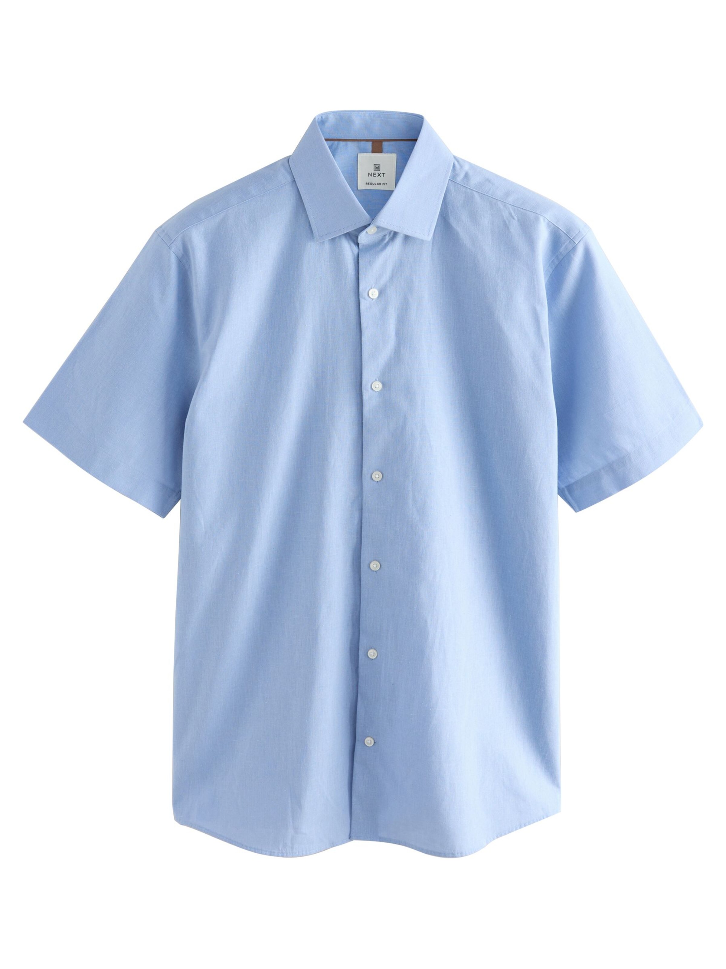 Next Средняя посадка Рубашка в Синий