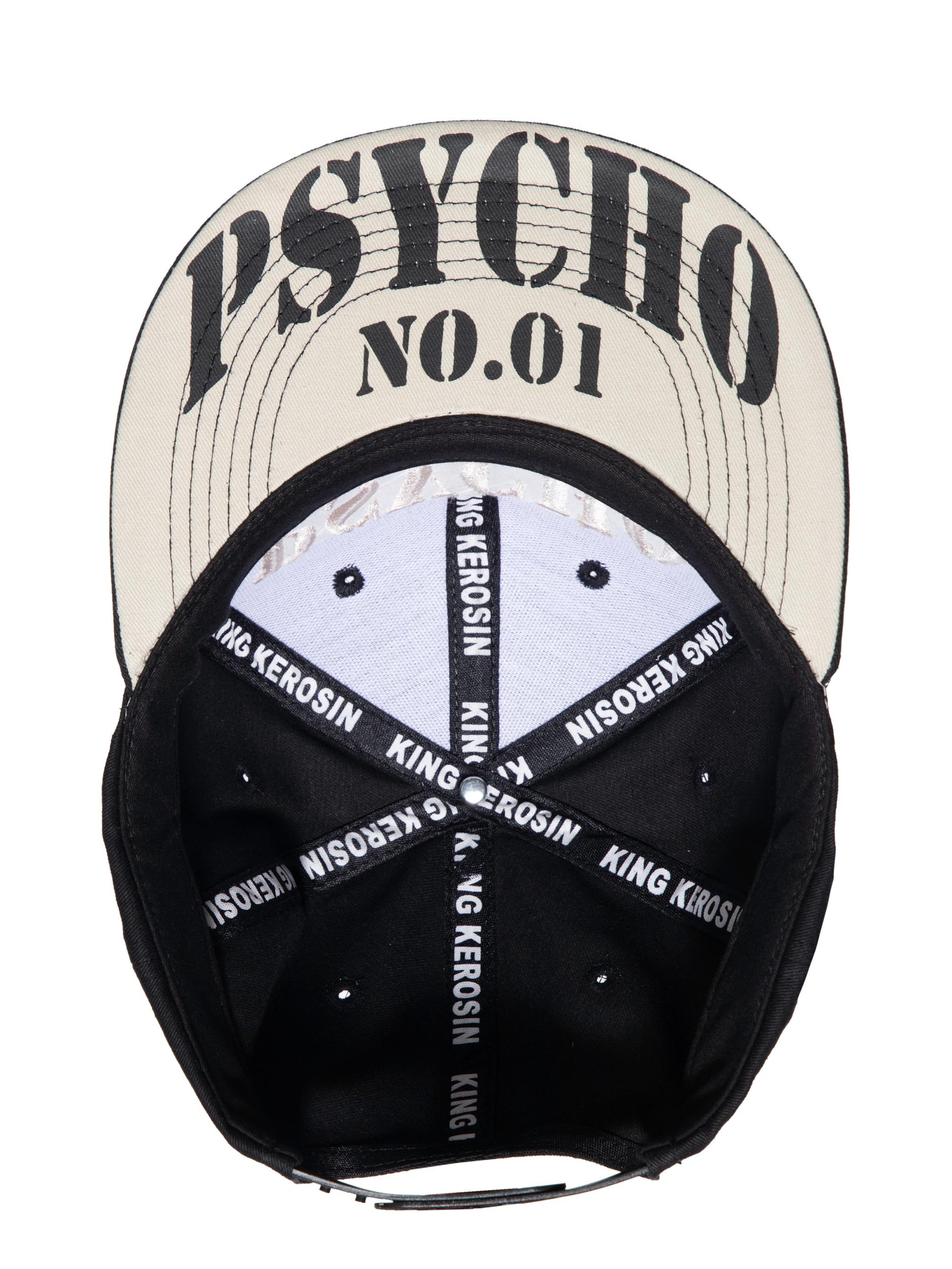 King Kerosin Cap 'Psycho Ward' in Black
