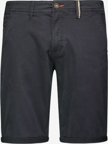 No Excess Regular Chino Pants in Blue: front