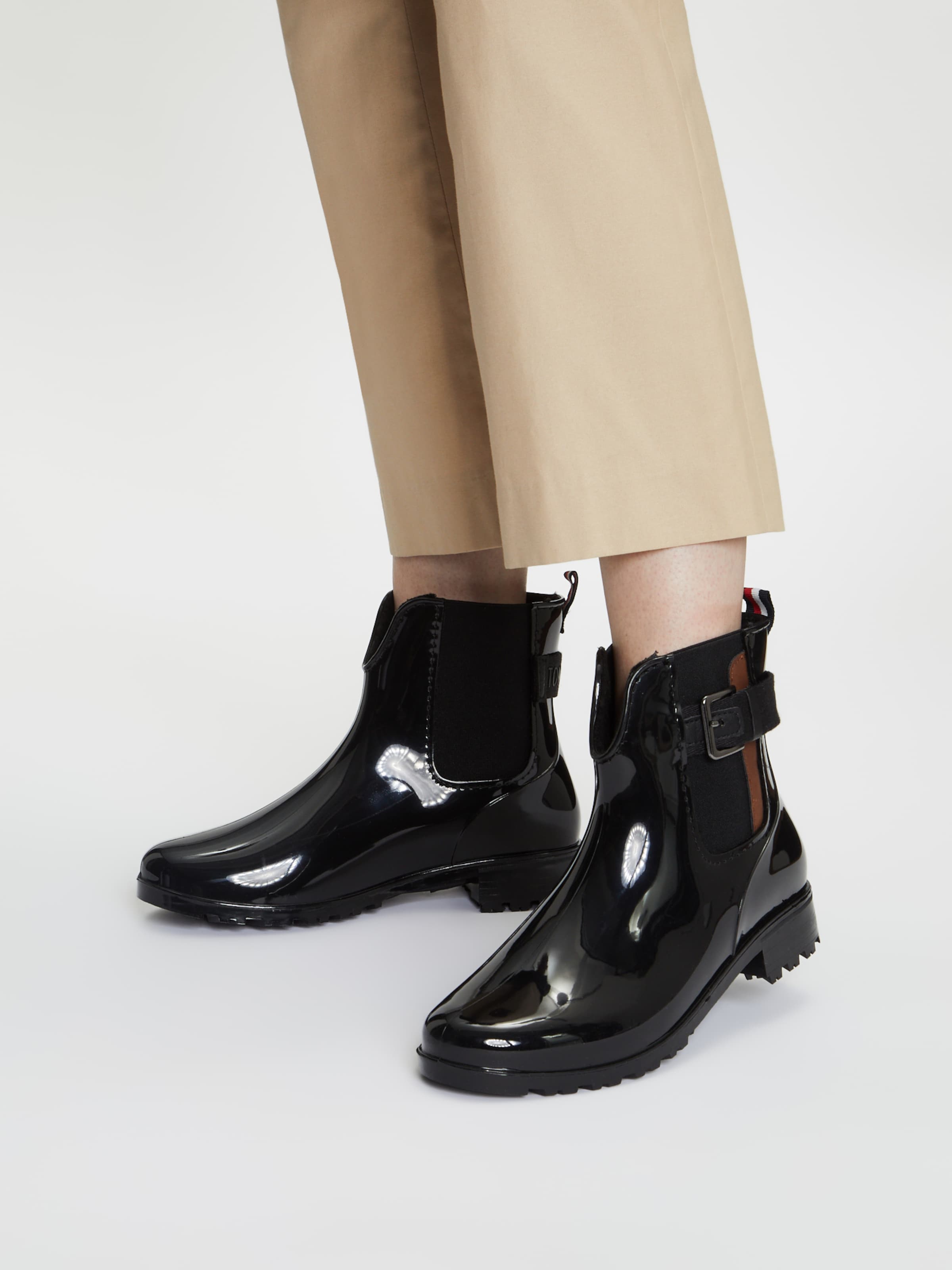 TOM TAILOR Botas de lluvia en Negro ABOUT YOU