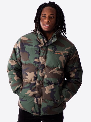 Carhartt WIP Winter Jacket 'Danville' in Green: front