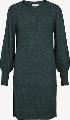 VILA Strikkjole i grøn: forside