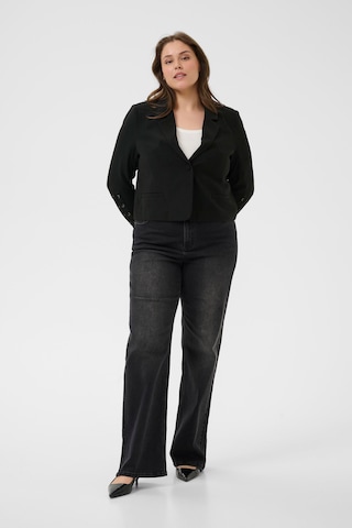 KAFFE CURVE Blazer i sort