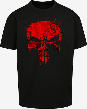 T-Shirt 'Marvel' F4NT4STIC en noir : devant