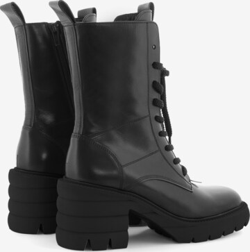 Kennel & Schmenger Lace-Up Ankle Boots 'Bump' in Black