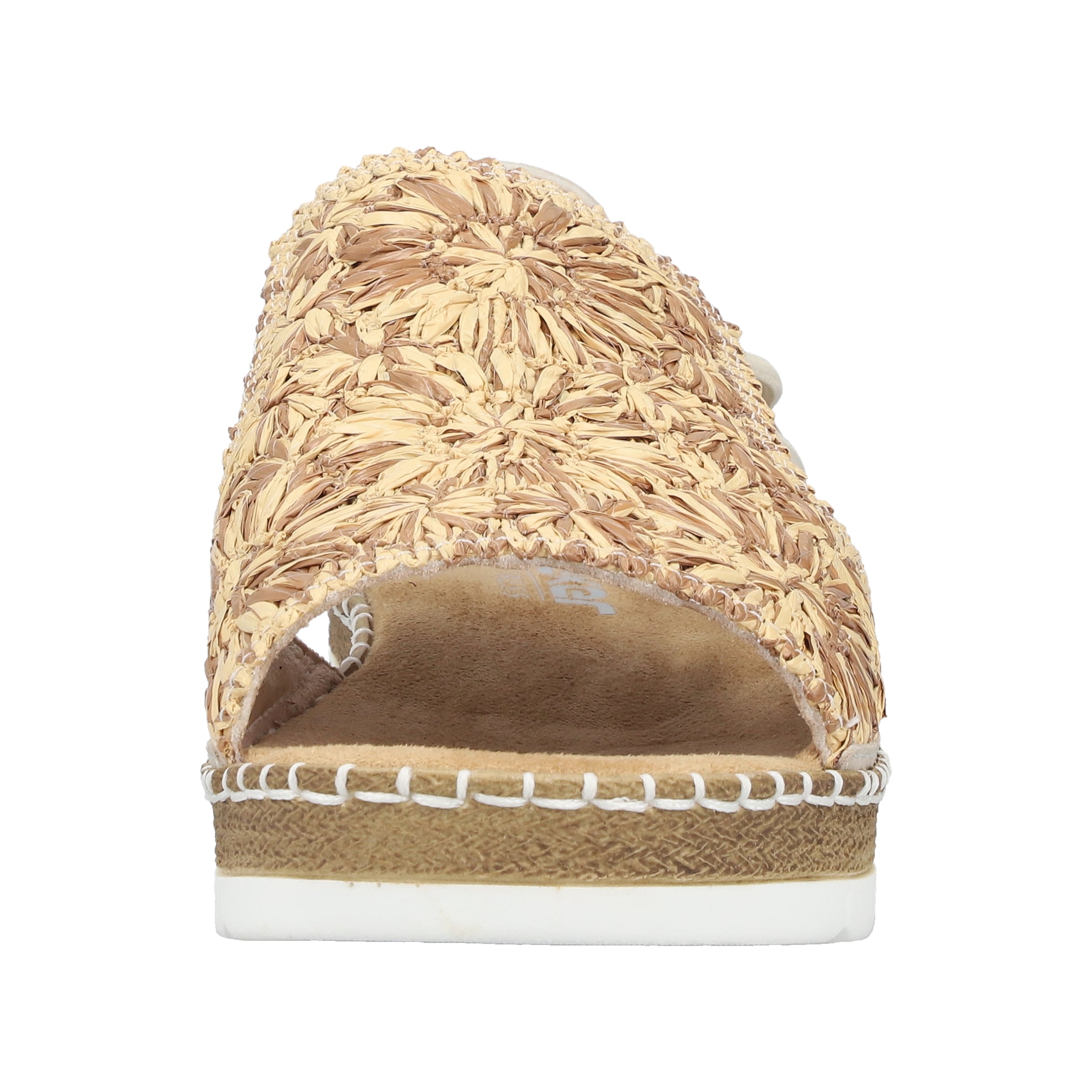 Sandales à lanières 'V1268' Rieker en beige