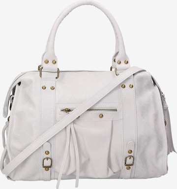 Borsa a spalla di Gave Lux in bianco: frontale