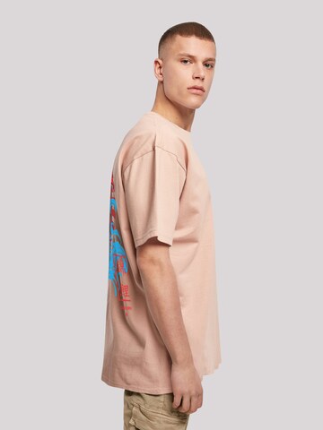 F4NT4STIC T-Shirt 'Japan Koi Fisch' in Beige