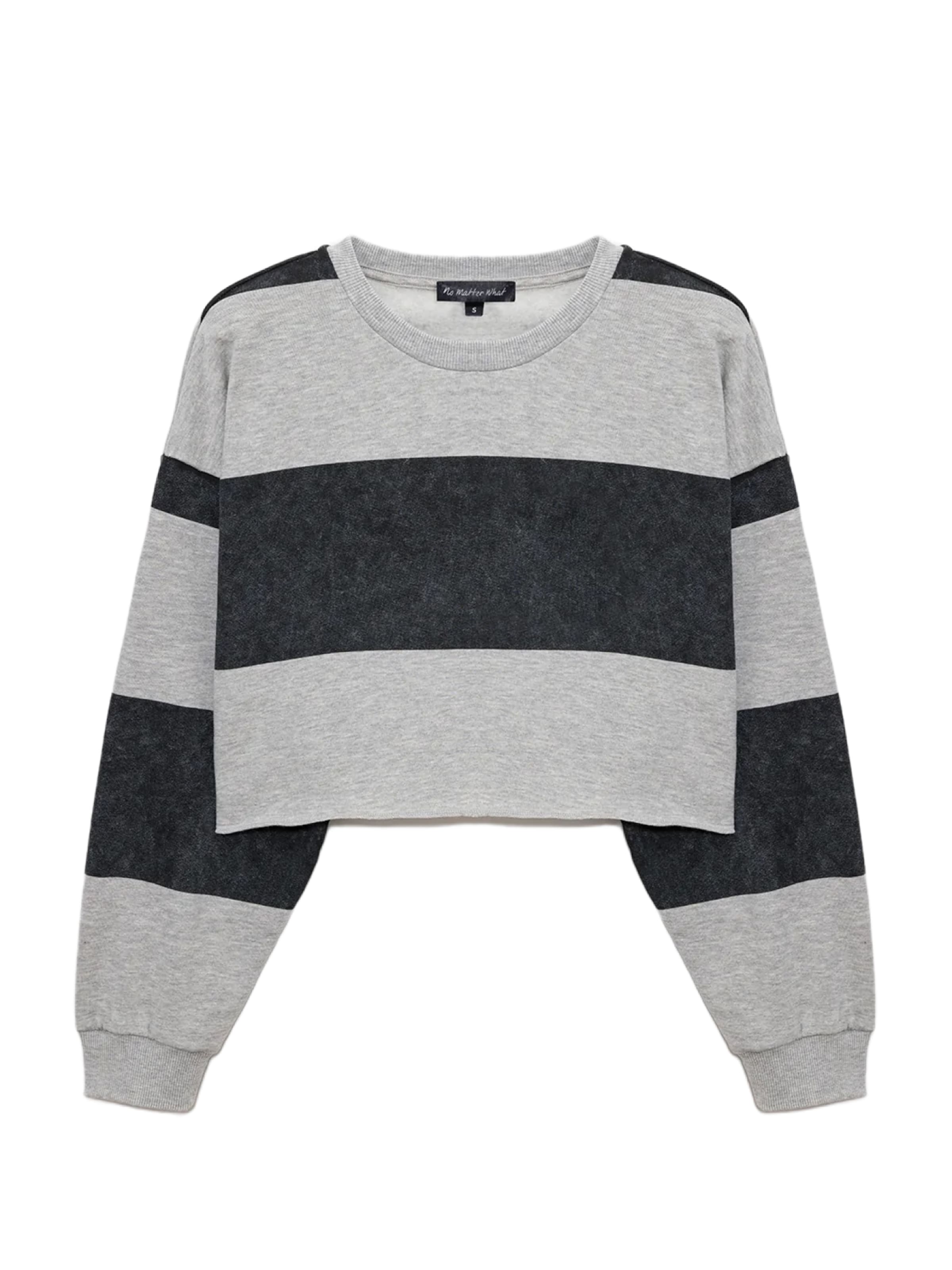 No Matter What Sweatshirt in Zwart: voorkant