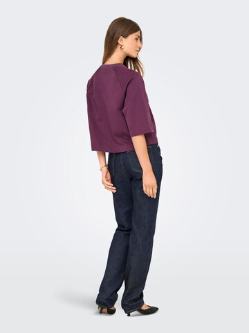 ONLY Sportief sweatshirt in Rood