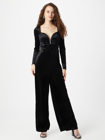 Warehouse Jumpsuit in Zwart: voorkant