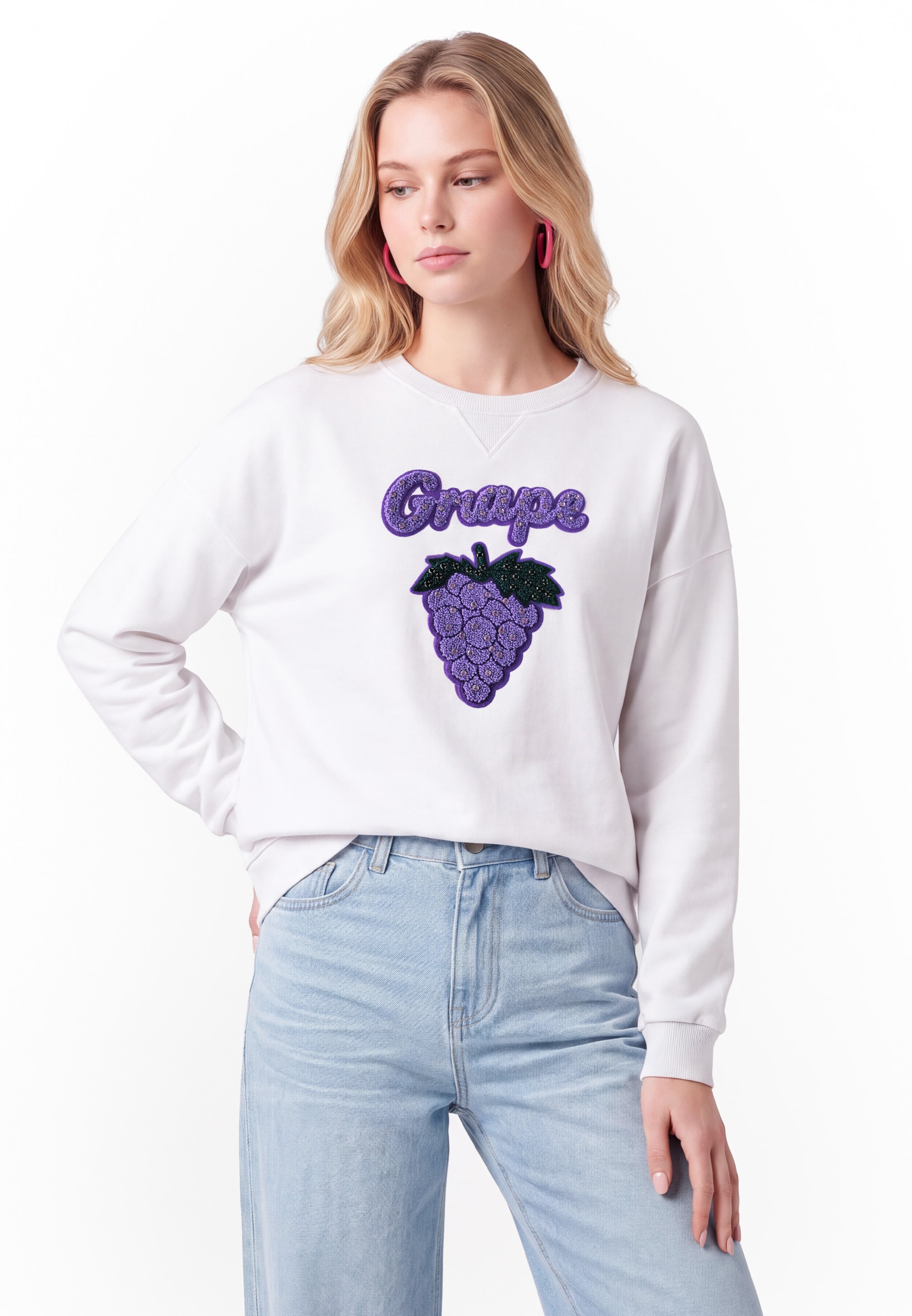 MYMO - Sweatshirt em cinzento: frente