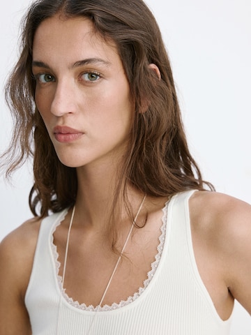 MANGO - Top 'ASAD' en beige