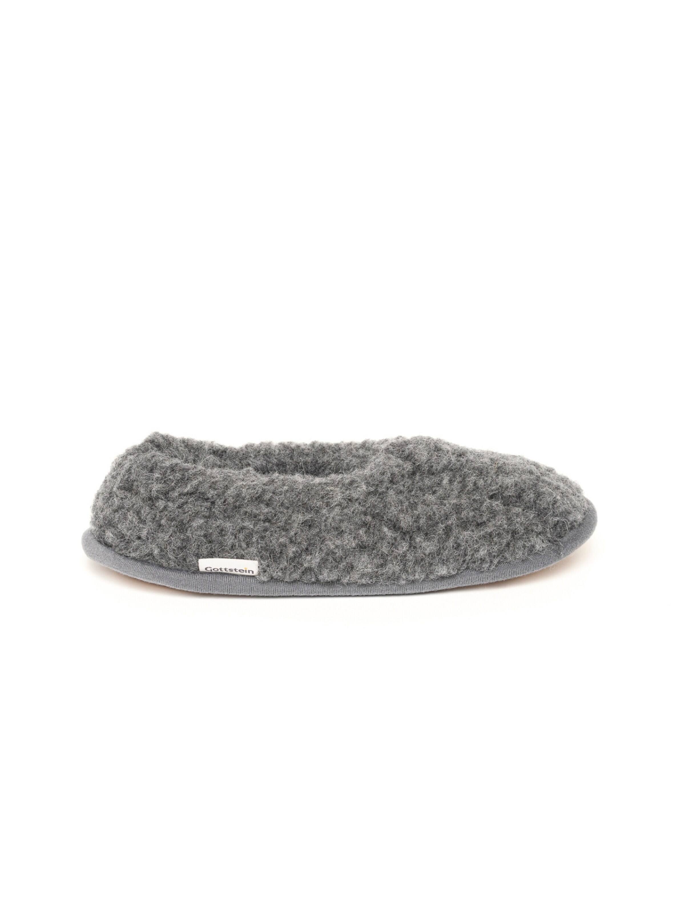Gottstein Slippers 'Curly Ma Curly Ma' in Grey