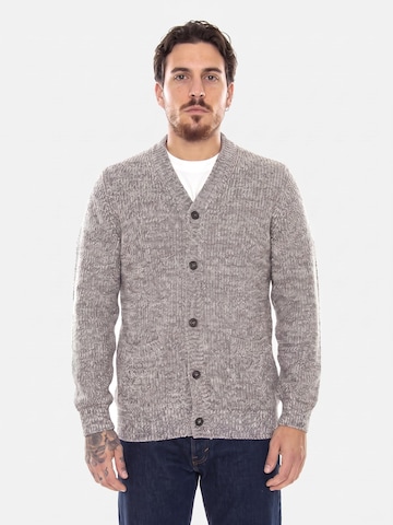 Giacchetta 'M' Sid Cardigan Stone Marl' di Barbour in grigio