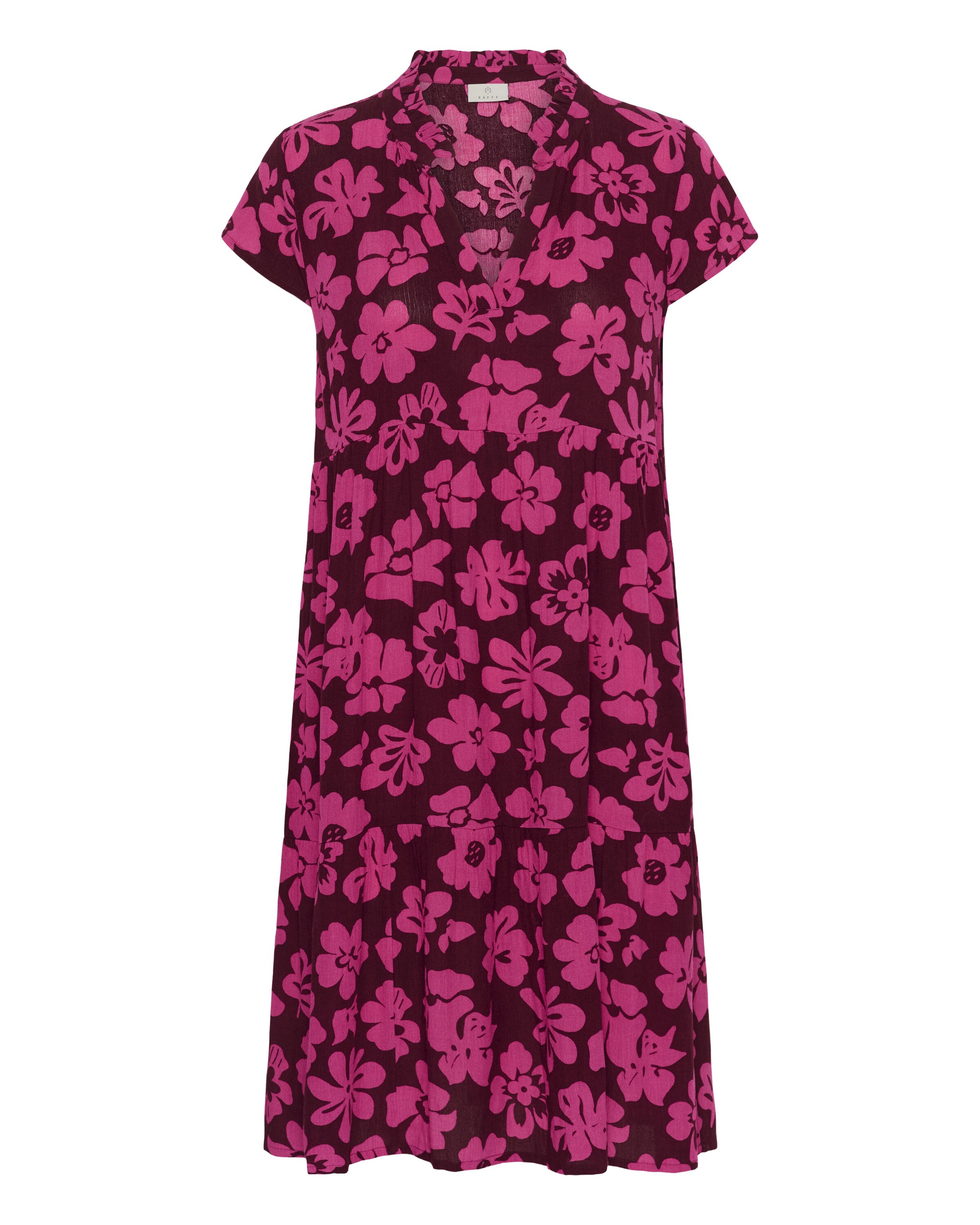 Kaffe Robe 'KAmarianah' en rose / bordeaux, Vue avec produit